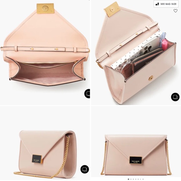 Kate Spade Anna Medium Envelope Clutch Crossbody - Picture 7 of 16